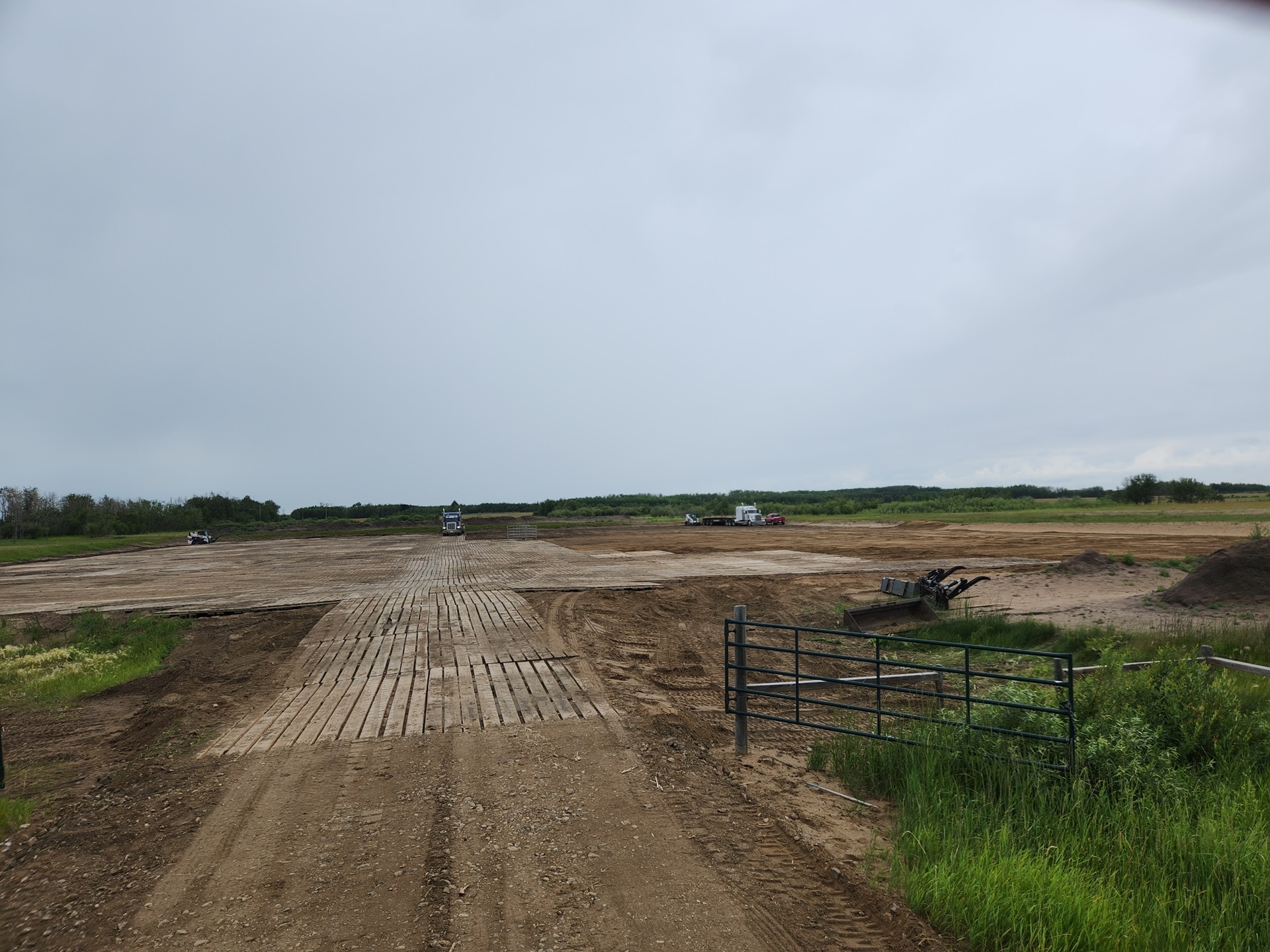 Shmittys Shwabbin access mats at jobsite