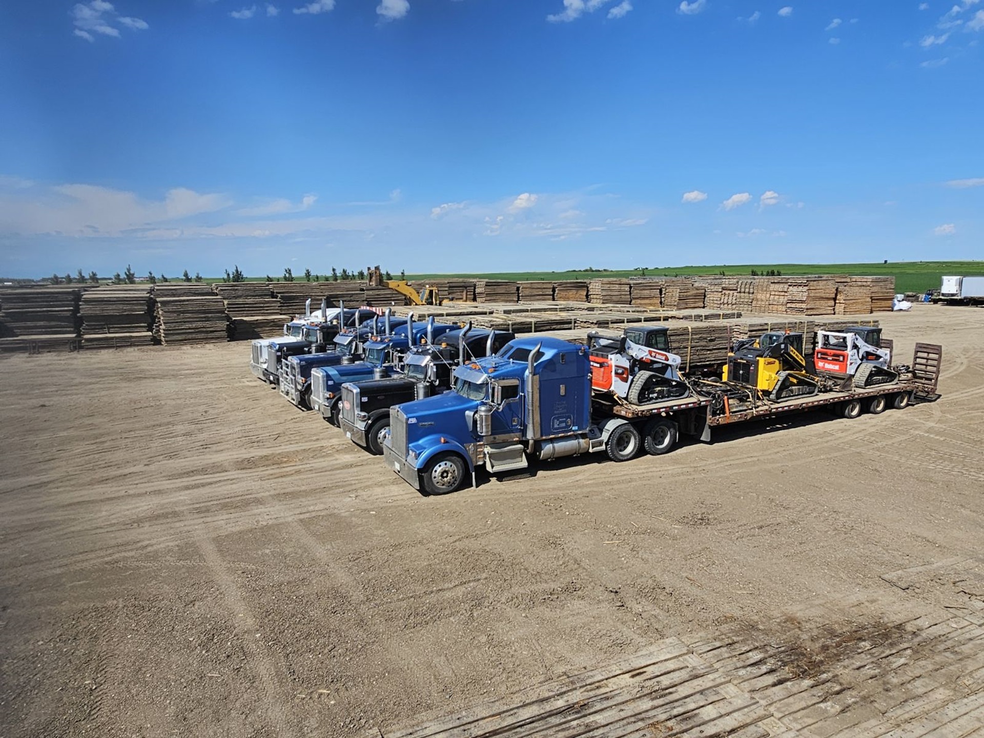 Shmittys Shwabbin access mats & rig mats stacked